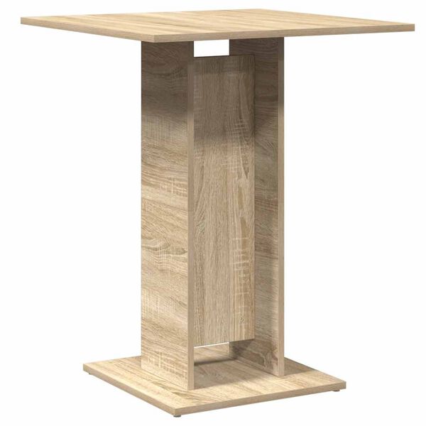 vidaXL Bistro Table Sonoma Oak 60x60x75 cm Engineered Wood