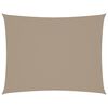 vidaXL Sunshade Sail Oxford Fabric Rectangular 2x3.5 m Taupe