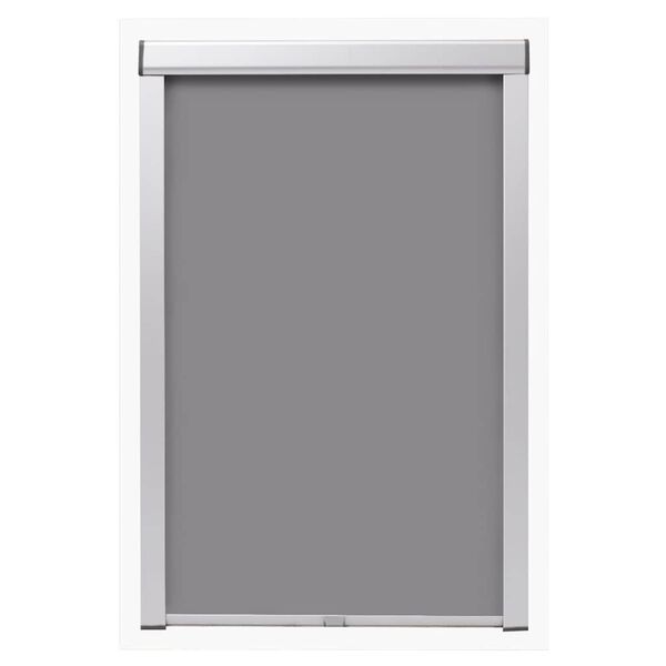 vidaXL Blackout Roller Blinds Grey F06