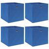 vidaXL Storage Boxes 4 pcs Blue 32x32x32 cm Fabric