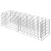 vidaXL Gabion Raised Bed Galvanised Steel 180x50x50 cm