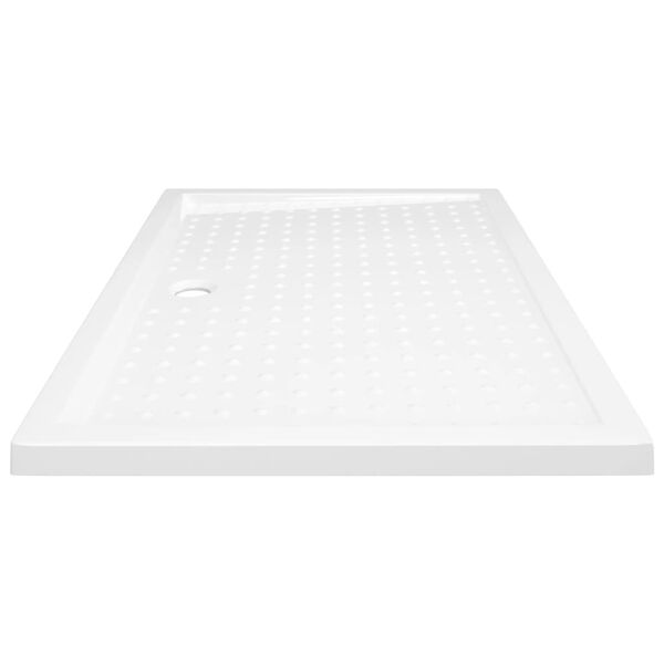 vidaXL Shower Base Tray with Dots White 80x120x4 cm ABS