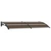 vidaXL Door Canopy Black 240x100 cm PC