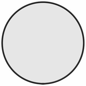 vidaXL Wall Mirror Black &Oslash; 40 cm Round