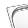 vidaXL Gastronorm Containers 12 pcs GN 1/3 20 mm Stainless Steel