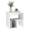 vidaXL Bed Cabinet White 40x30x40 cm Engineered Wood