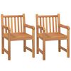 vidaXL 4 Piece Garden Dining Set Solid Wood Teak