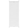 Plisse Blind 50x100cm White Pleated Blind