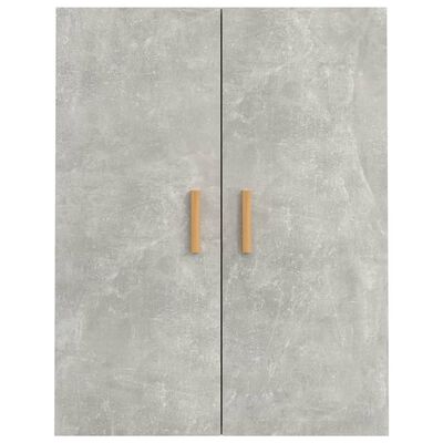 vidaXL Hanging Wall Cabinet Concrete Grey 69.5x34x90 cm