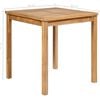 vidaXL 3 Piece Garden Dining Set 80x80 cm Solid Teak Wood