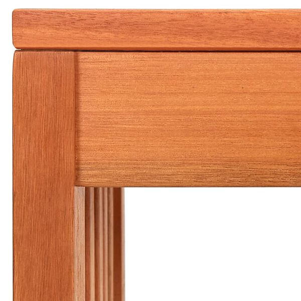 vidaXL Garden Bench 130 cm Solid Eucalyptus Wood