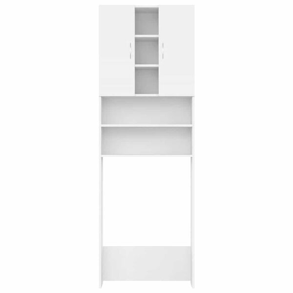 vidaXL Washing Machine Cabinet White 64x25.5x190 cm