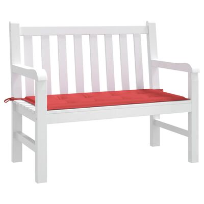 vidaXL Garden Bench Cushion Red 120x50x3 cm Oxford Fabric
