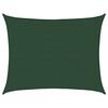 vidaXL Sunshade Sail 160 g/m² Dark Green 6x8 m HDPE