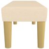 vidaXL Bench Cream 100 x 30 x 30 cm Fabric