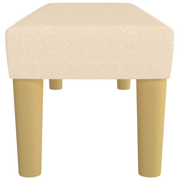vidaXL Bench Cream 100 x 30 x 30 cm Fabric