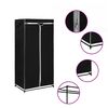 vidaXL Wardrobe Black 75x50x160 cm