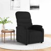 vidaXL Recliner Chair Black Fabric