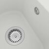 vidaXL Kitchen Sink White 78 x 47 x 20.5 cm Granite