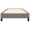 vidaXL Bed Frame without Mattress Dark Grey 92x187 cm Single Fabric