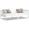 vidaXL Day Bed without Mattress White Solid Wood Pine 90x200cm