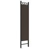 vidaXL 6-Panel Room Divider Brown 240x200 cm Fabric