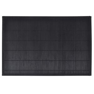 vidaXL Placemat | Black | Bamboo, Polyester | Extra Large | Non-slip | Placemat
