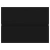 vidaXL Sink Cabinet Black 60x38.5x45 cm Engineered Wood