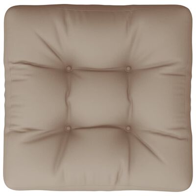 vidaXL Pallet Cushion Taupe 60x61.5x10 cm Fabric