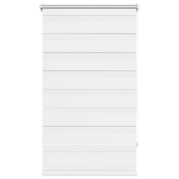 vidaXL Zebra blind 90.9x150 cm Fabric Width 86.7 cm white
