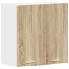 vidaXL Hanging Cabinet "Lyon" Sonoma Oak 60x31x60 cm Engineered Wood
