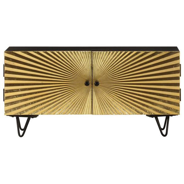 vidaXL TV Cabinet 90x30x45 cm Solid Mango Wood