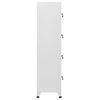 vidaXL Locker Cabinet with 4 Compartments 38x45x180 cm