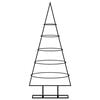 vidaXL Metal Christmas Tree for Decoration Black 90 cm