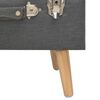 vidaXL Storage Stools 3 pcs Dark Grey Fabric