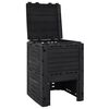 vidaXL Garden Composter Black 280 L Polypropylene