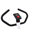 vidaXL Exercise Bike with Belt Resistance White