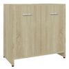 vidaXL Bathroom Cabinet Sonoma Oak 60x33x61 cm Engineered Wood