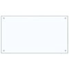 vidaXL Kitchen Backsplash 2 pcs Transparent 90 x 50 cm Tempered Glass