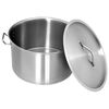 vidaXL Stock Pot 58 L 50x30 cm Stainless Steel