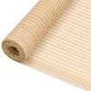 vidaXL Privacy Net Beige 1.5x10 m HDPE 75 g/m&sup2;