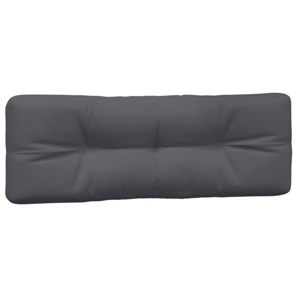 vidaXL Pallet Cushions 3 pcs Anthracite Fabric