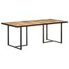 vidaXL Dining Table 200 cm Rough Mango Wood