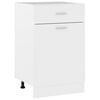 vidaXL Drawer Bottom Cabinet Lyon White 50x46x81.5 cm Engineered Wood