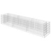vidaXL Gabion Raised Bed | Silver | Galvanised Steel | Large | Durable