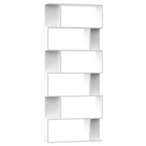vidaXL Book Cabinet | White | Engineered Wood | Large | Book Cabinet