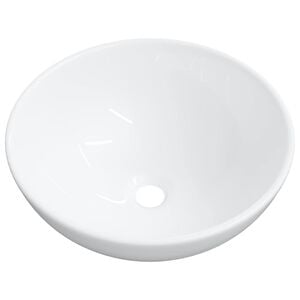 vidaXL Wash Basin White 28x28x10 cm Ceramic