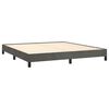 vidaXL Bed Frame without Mattress Dark Grey 183x203 cm King Velvet