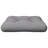 vidaXL Pallet Cushion Grey Fabric