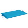 vidaXL Sun Lounger Cushion Blue 186x58x4cm Oxford Fabric